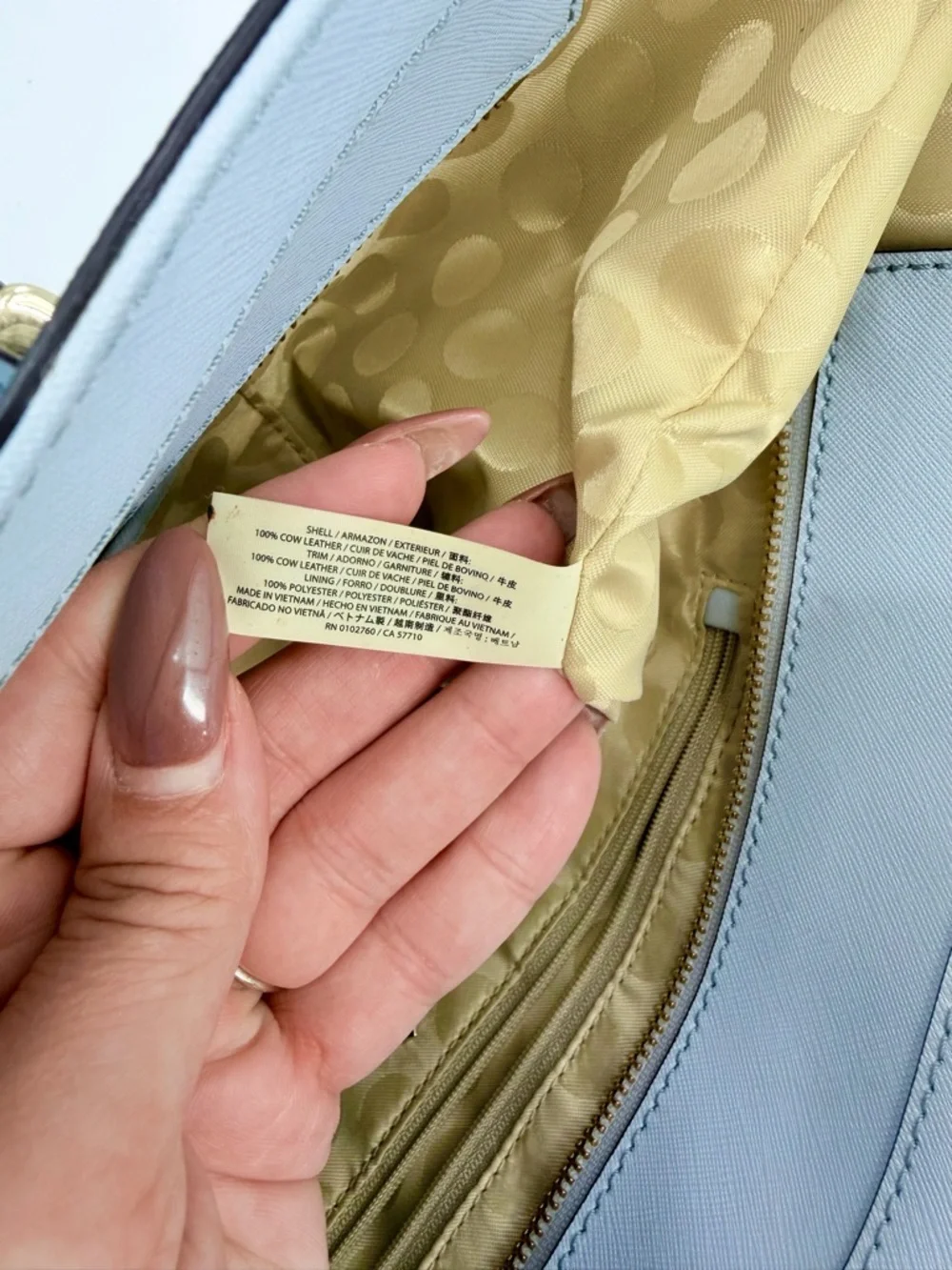 KATE SPADE New York Cedar Street Medium Harmony Tote And Wallet Set Powder Blue